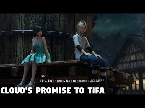 Final Fantasy 7 REMAKE - Cloud's promise to Tifa