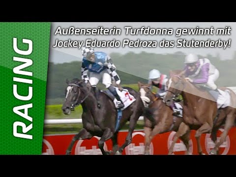 Außenseiterin Turfdonna gewinnt mit Jockey Eduardo Pedroza das Stutenderby!