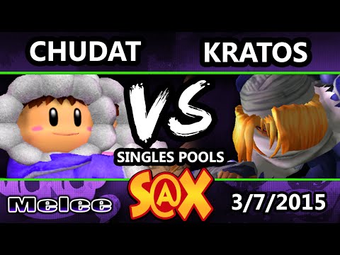 S@X Monthly - MOR | Chudat (Ice Climbers) vs. Kratos (Sheik) SSBM Singles Pools - Melee