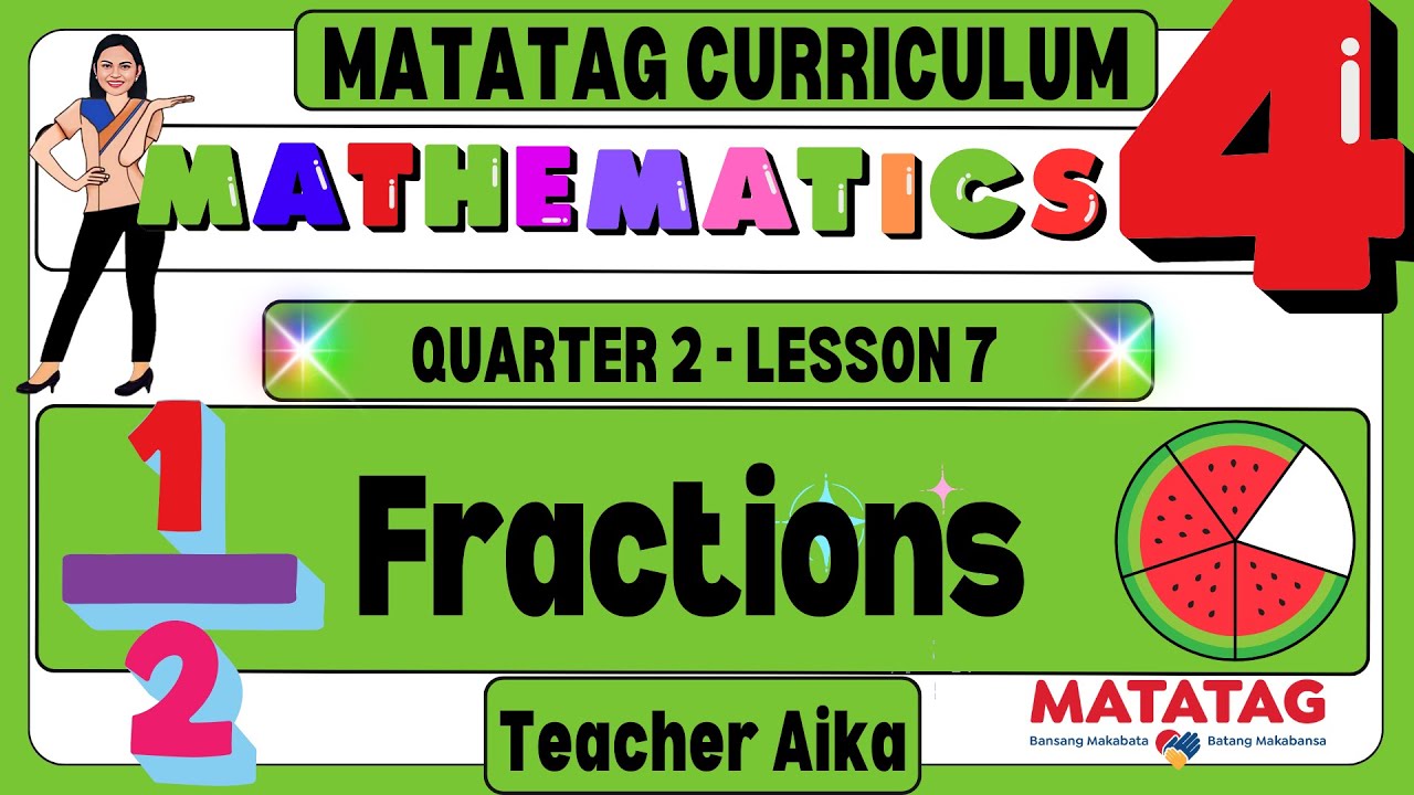 MATATAG Math 4 Grade 4 Quarter 2 Lesson 7 Fractions