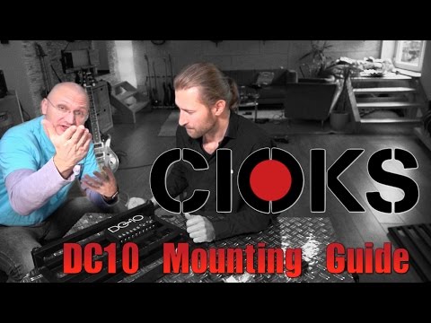 CIOKS - DC10 Mounting Guide under Pedaltrain boards
