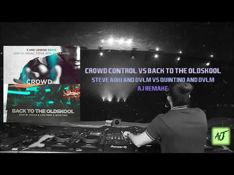 Crowd Control vs Back Front ( 3 Are Legends Tomorrowland 2019 Edit ) ( AJ Music Remake )