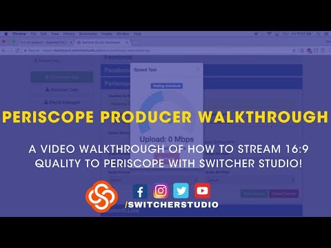 Streaming With A Periscope Producer Account - Switcher Studio Help Center