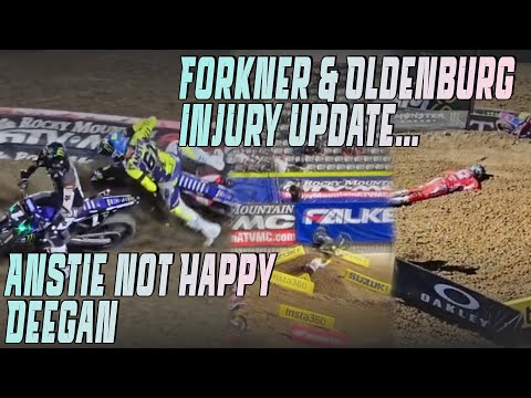 Max Anstie Not Happy Haiden Deegan Move!!! Austin Forkner & Oldenburg Injury After Huge Crash.