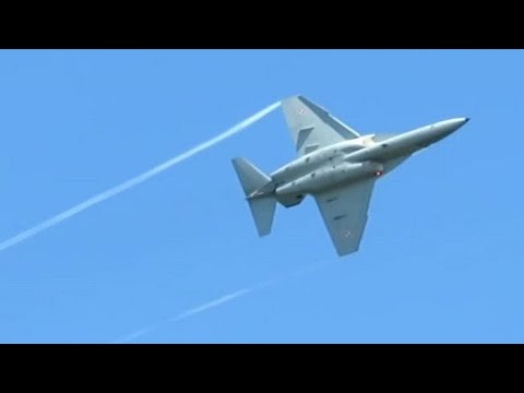 12.07.2024 Aerobatics and crash M-346 Bielik in Gdynia.