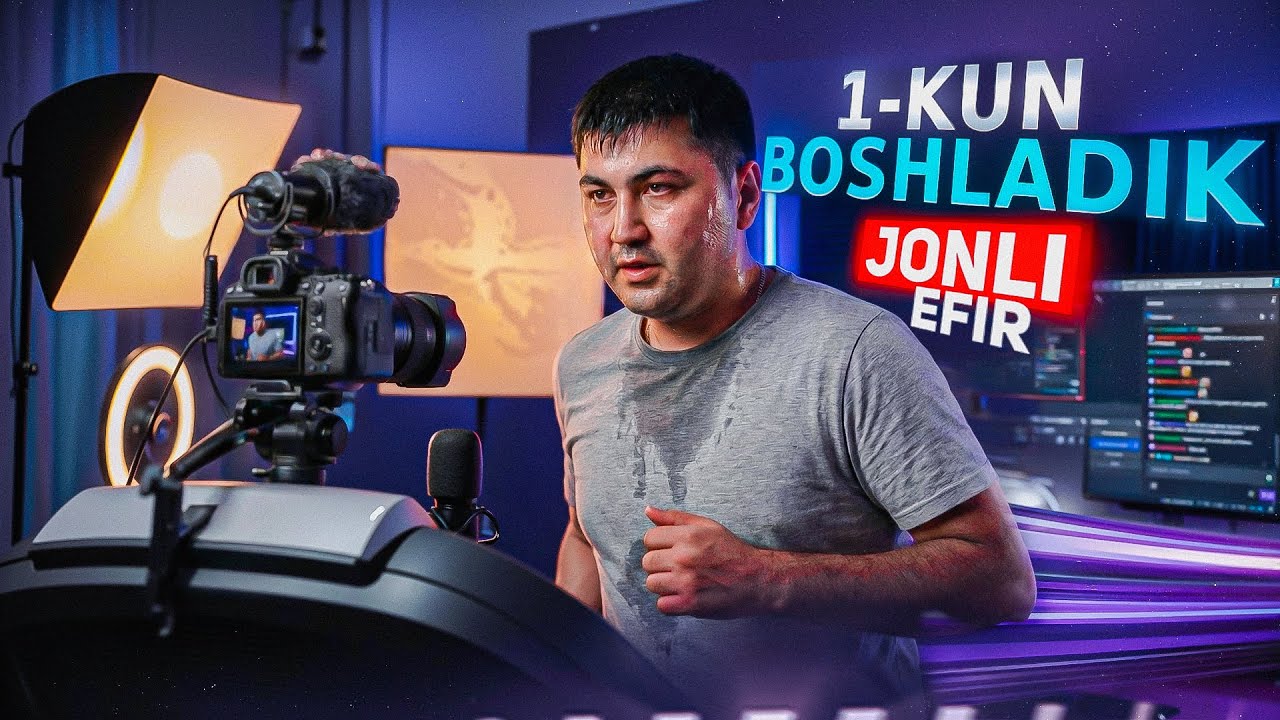 1️⃣ 1-kun — Boshladik! 🔥 CHALLENGE STRIM