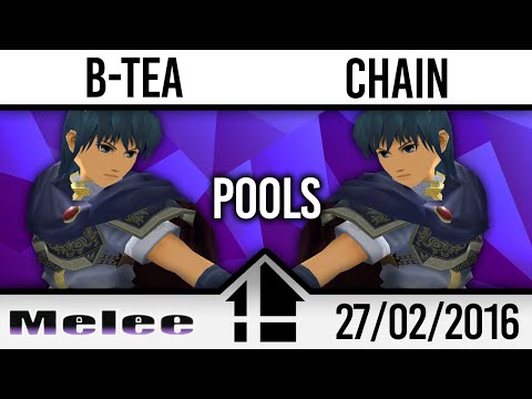 Melee @ FragSoc Pools - B-tea (Marth) vs Chain (Marth)