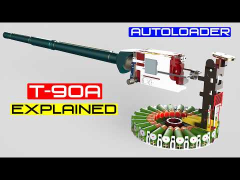 Autoloader How it Works T90 A | Main Battle Tank Engineering Explained
