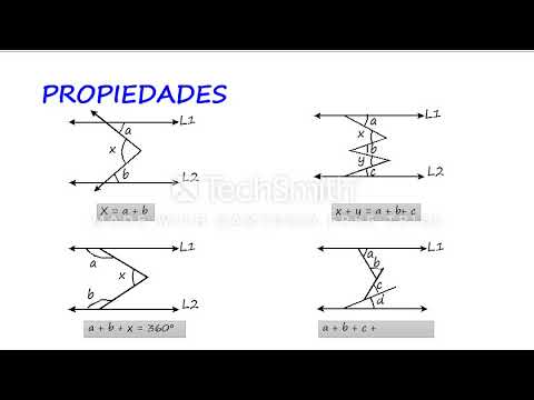 ANGLES BETWEEN TWO PARALLEL LINES AND A SECANT LINE
