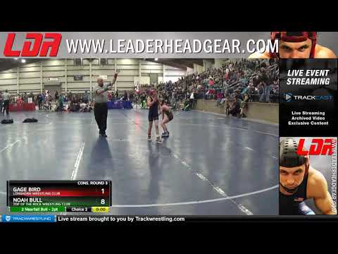 Intermediate 67 Noah Bull Top Of The Rock Wrestling Club Vs Gage Bird Longhorn Wrestling CLub