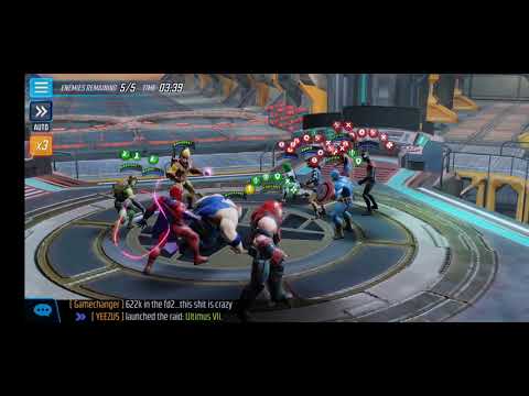 War Offense - 314k BrotherHood 2.0 vs 428k OddBrawlers - Marvel Strike Force
