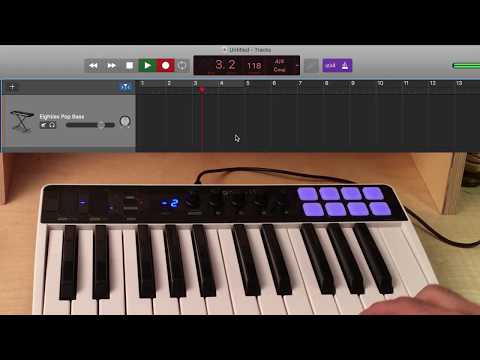 Controlling GarageBand with iRig Keys I/O