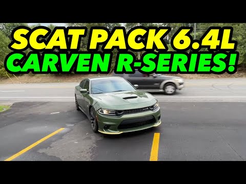 2021 Dodge Charger Scat Pack WIDEBODY 6.4L HEMI V8 DUAL EXHAUST w/ CARVEN R-SERIES!