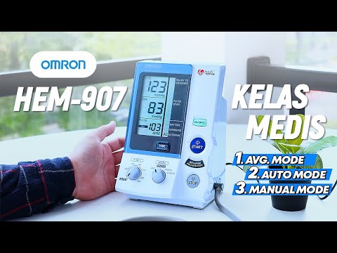 OMRON HEM-907 : Unboxing & Cara Pakai Tensimeter Kelas Medis Bisa Ukur Otomatis dan Manual