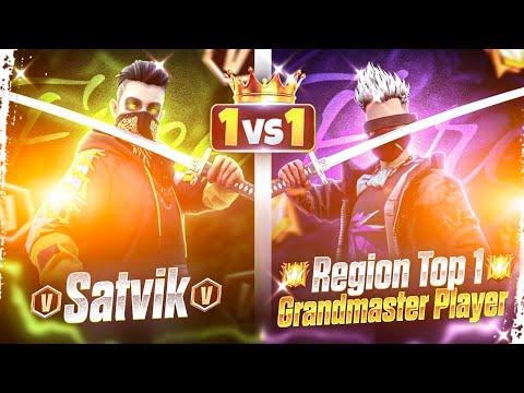 Satvik ff vs Grandmaster region top--1😱BR Rank player of India #garenafreefiremax