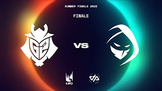 LEC Summer Split 2022 - Playoffs - Finale G2 vs RGE