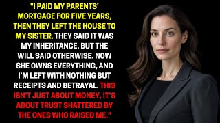 I Paid My Parents' Mortgage For 5 Years—Then They Left The House To My Sister In Their Will...