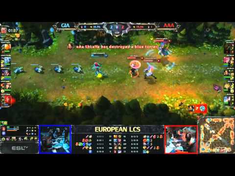 GIA vs AAA - LCS 2013 EU Spring W3D2 EXPRESS
