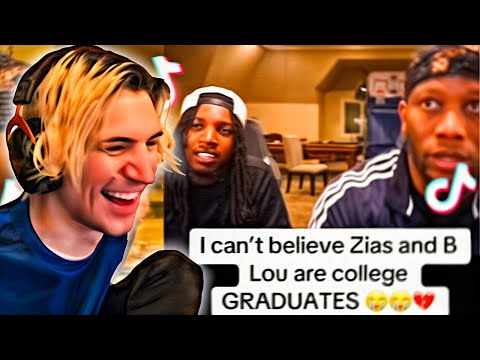 xQc Can't Handle B Lou & Zias' DUMBEST Moments!