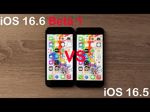 iPhone 8  iOS 16.6 Beta 1 vs iOS 16.5 | #Geekbench6# speed test