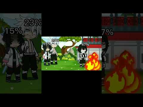 ~🔥~😡Nível de raiva ~😡~🔥                      #gacha #memegacha #Hashiras