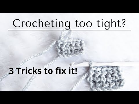 Crocheting too tight? 3 Tips on how to avoid it!