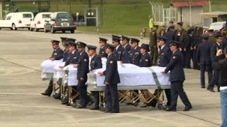 Colombia repatría los cuerpos del Chapecoense