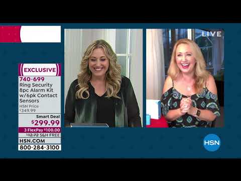 Ring Security 2nd Gen. 8Piece Alarm Kit w/6pack Contact ...