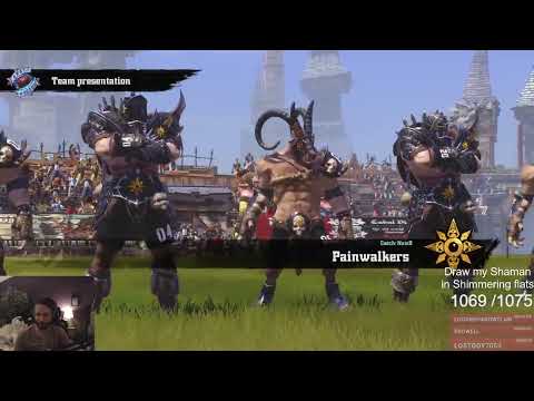 Wood Elves vs Chaos (Week 4) Crendorian Blood Bowl Season 17