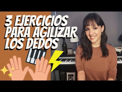 3 EJERCICIOS PARA TOCAR RÁPIDO Y ENTRENAR A LOS DEDOS |  Principiantes | Czerny | MARCELA 🎹🎶
