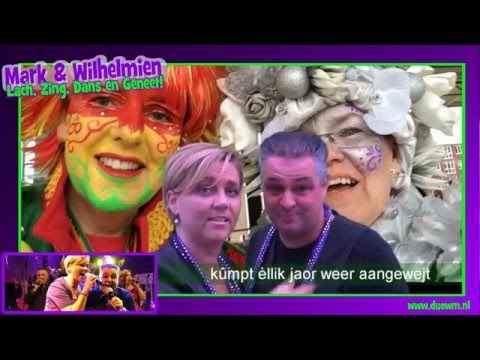 Lach, Zing, Dans en Geneet Mark & Wilhelmien  Carnaval in Limburg  LVK 2016