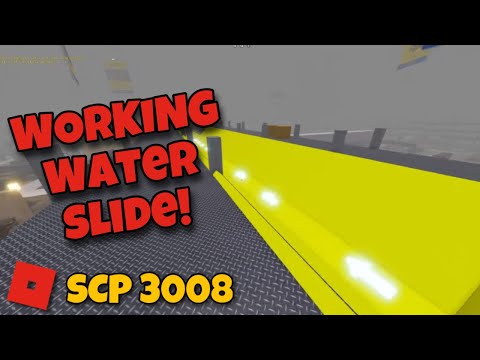 WORKING Water Slide Build In Roblox Ikea SCP 3008!