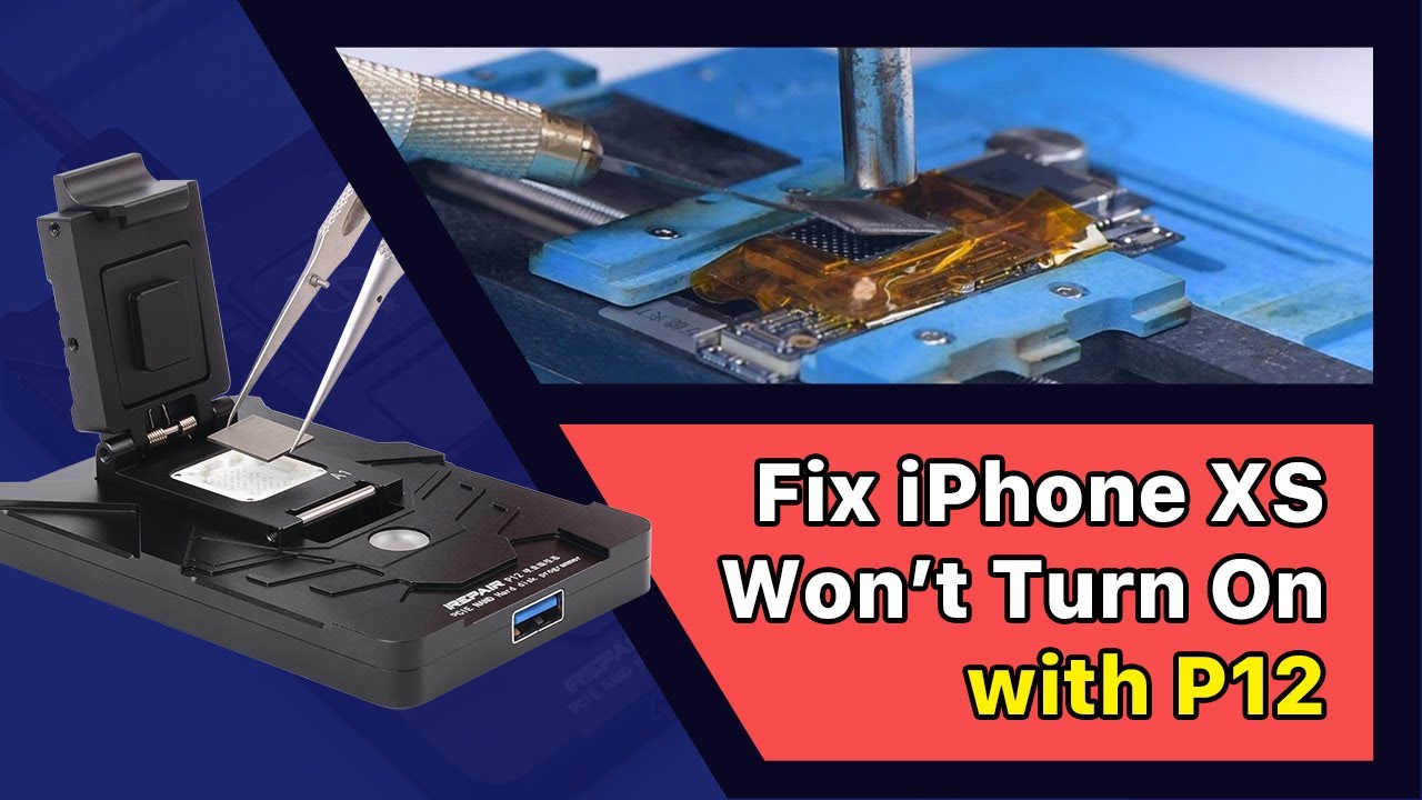 Reparaturwerkzeuge iPhone XS lässt sich nicht einschalten mit MJ P12 (NAND Programmer für iPhone 6 - iPhone 11 Pro Max)