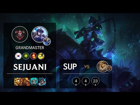 Sejuani Support vs Bard - KR Grandmaster Patch 11.6