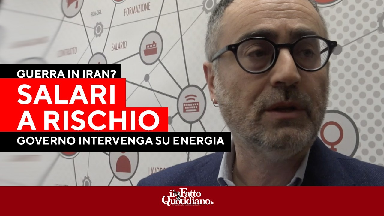 Iran, De Palma (Fiom-Cgil): "A rischio salari e occupazione. Governo intervenga subito su energia"