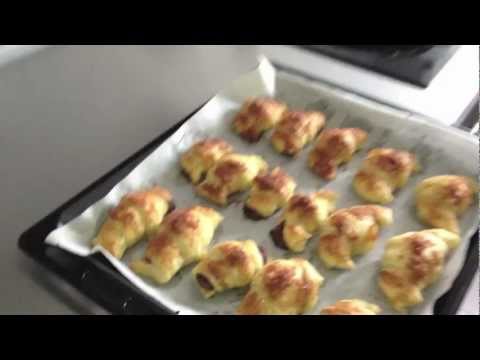 Croissants de chocolate