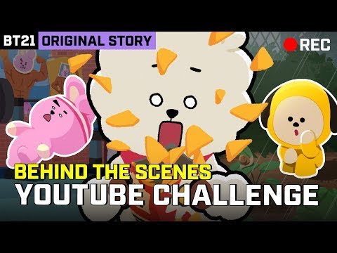 [SUB ENG/ESPAÑOL] BT21 ORIGINAL STORY EP. 09  YouTube Challenge Behind the Scenes