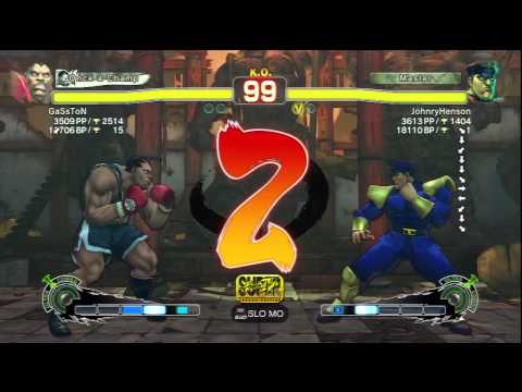 GaSsToN (Balrog) Vs JohnryHenson (M.Bison) SSF4 AE Ranked Matches - PSN