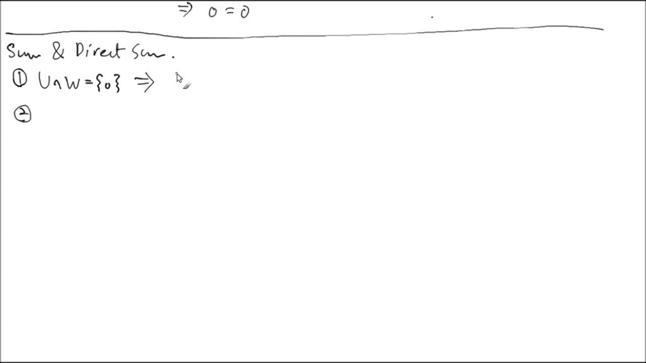 Basis Extension and Direct Sum Decomposition