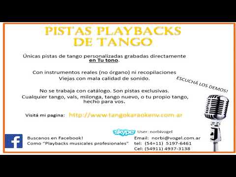 TANGOKARAOKE - "parece mentira" ( Música: Francisco Canaro Letra: Homero Manzi )