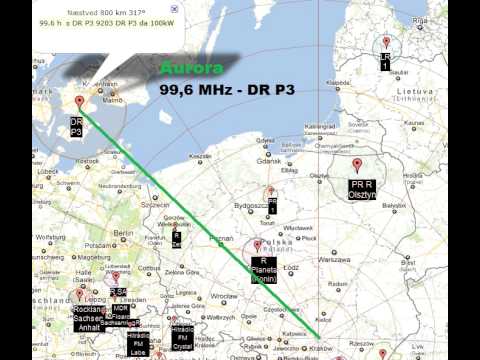 99,6 MHz - DR P3 - Naestved (AURORA !)