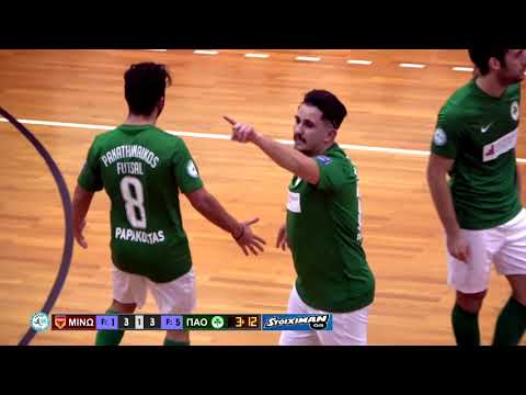 Panagiotis Paouris Goals-Assists-Skills Panathinaikos Futsal 2019-20