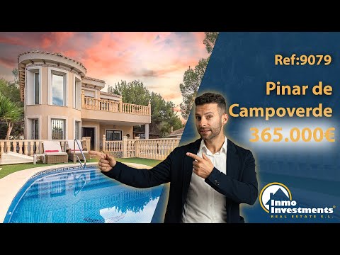 Extensive detached villa set in a quiet location in Pinar de Campoverde