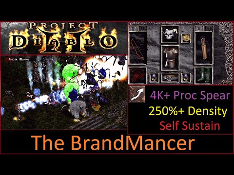 PD2 S1 - BrandMancer - Guide/Showcase - 4500 dmg Bone spear procs