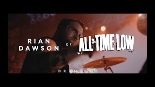 Rian Dawson of All Time Low (Runaways - Drum Cam)