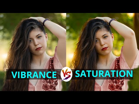 Vibrance vs Saturation - What is the difference (Lightroom/Photoshop)