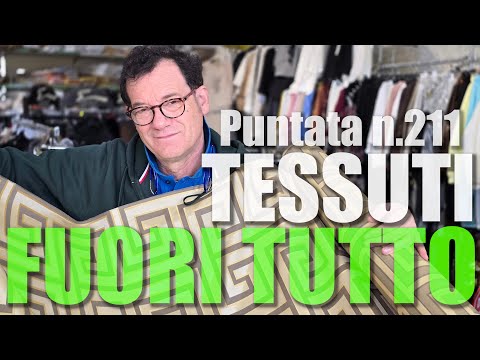 Tessuti Bellissimi da soli 2,90€/Mt. ! 🇮🇹 Gli Scampoli dei F.lli Antonioli - Puntata N.211 🎥