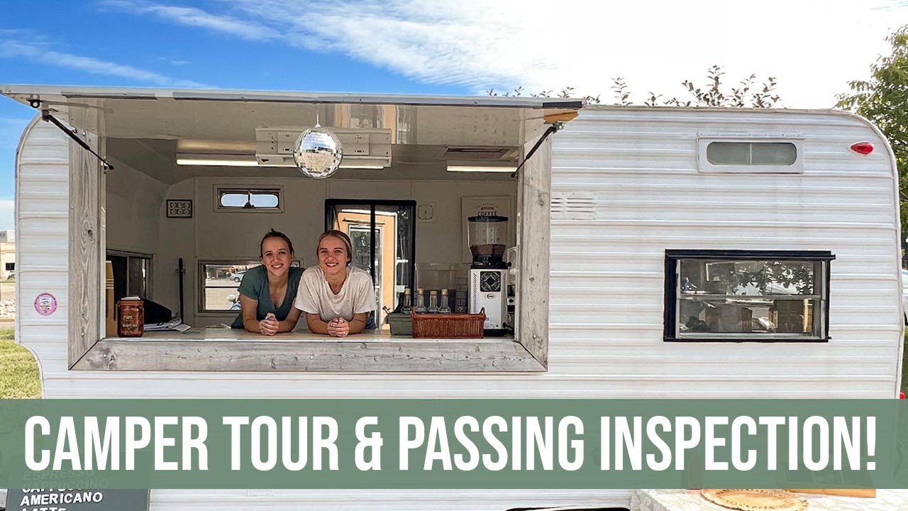 Coffee Trailer Tour - We passed our inspection!! - Hazel Coffee Co