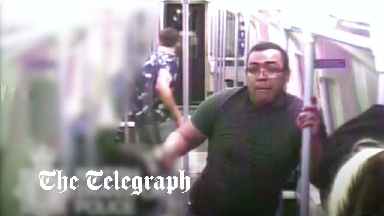 Watch: Machete-wielding knifeman hacks at random Tube passenger in 'horror movie' attack - The Telegraph
