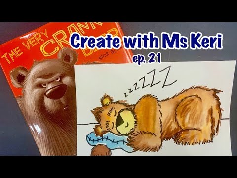 A Very Cranky Bear- story and watercolor art lesson
